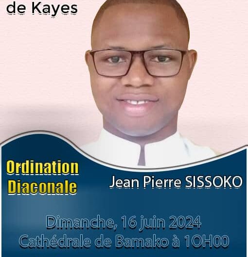 l’Eglise Catholique du Mali en Fête pour l’Ordination Diaconale de Jean Pierre Sissoko